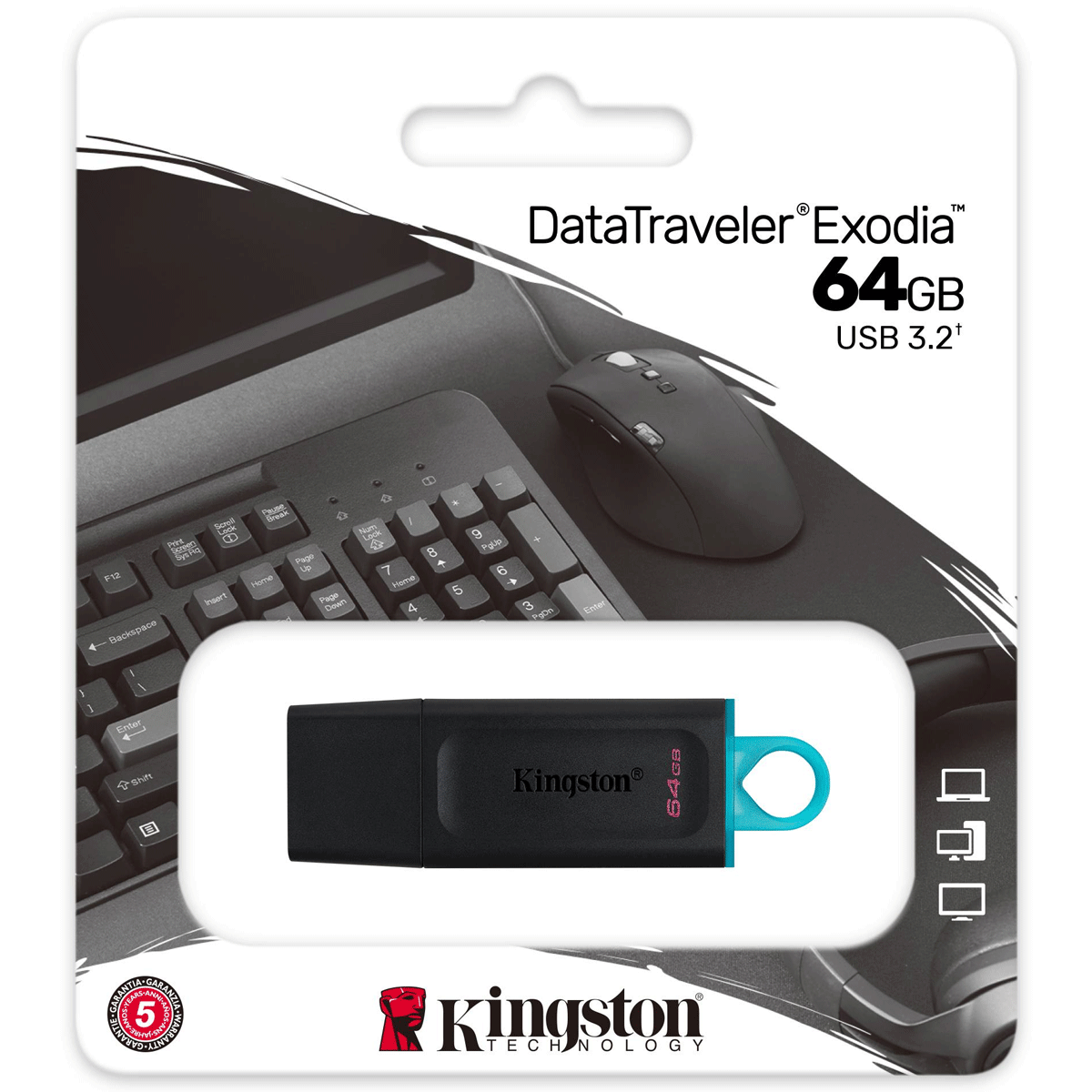 Pendrive DTX 64gb Kingston - Image 3