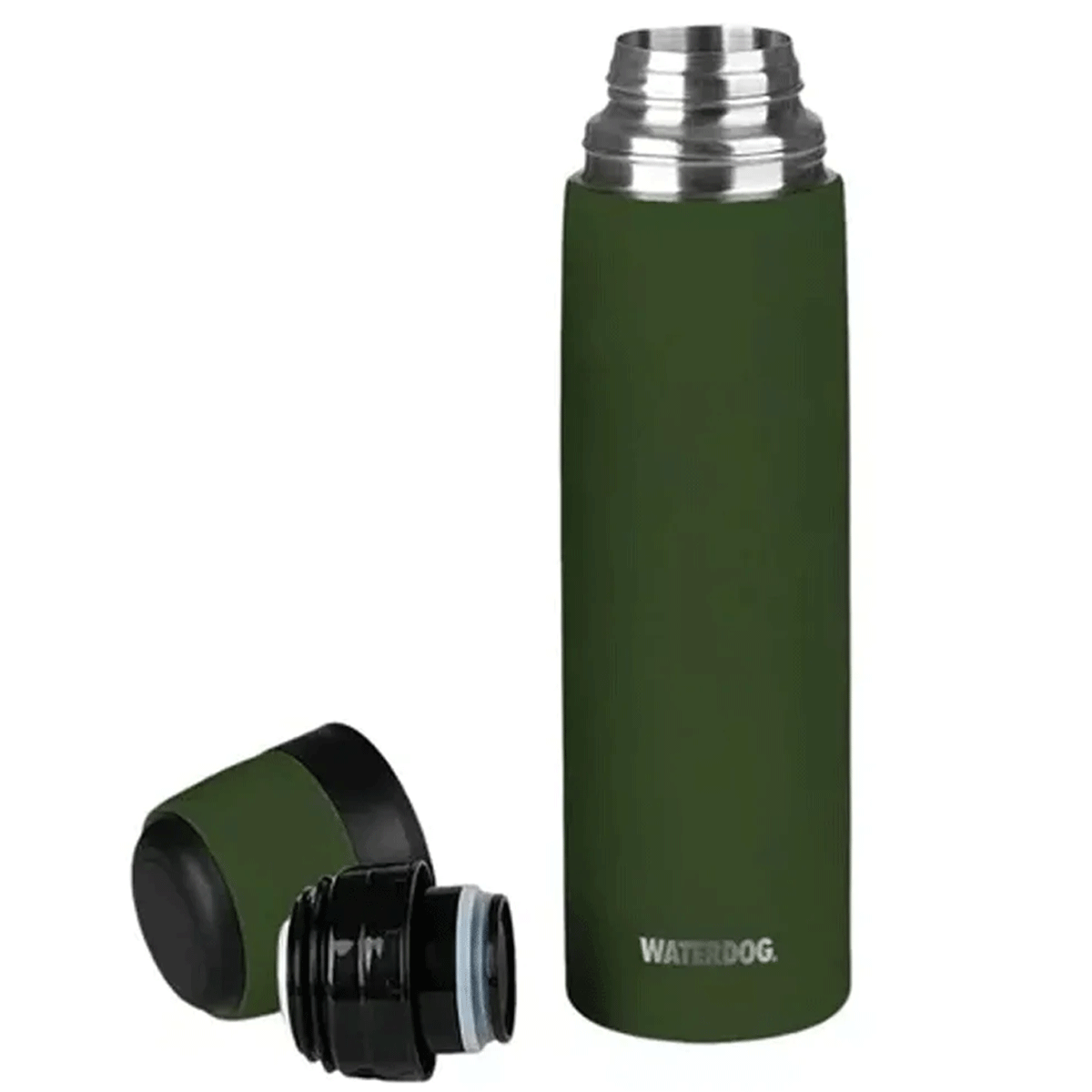 Termo de acero inoxidable TA1001A Waterdog 1L verde