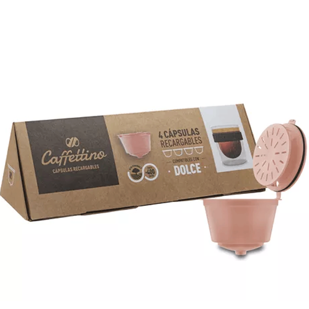Capsulas recargables p/Dolce x 4 Caffettino - Image 2