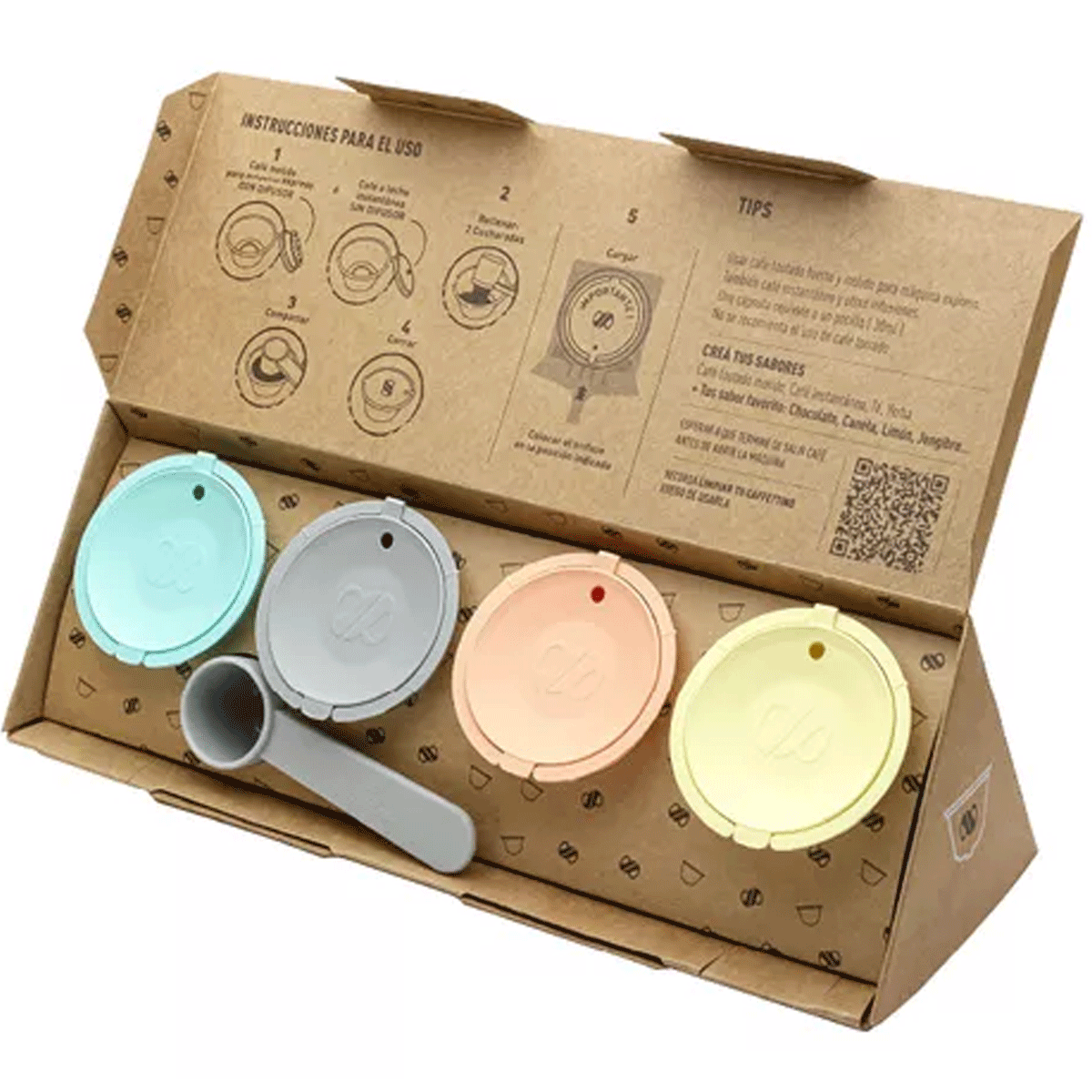 Capsulas recargables p/Dolce x 4 Caffettino