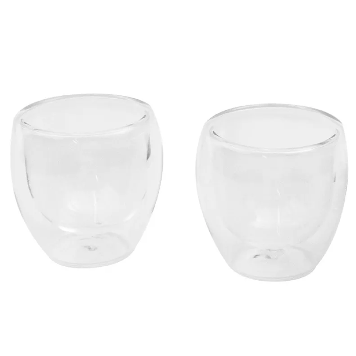Set de Cafetera Italiana Esmaltado Negro con 2 Vasos Hudson CMSET02 - Image 2