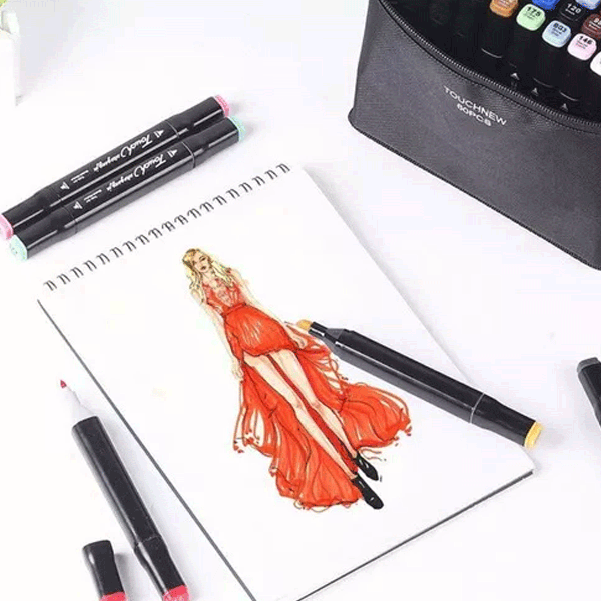 Marcadores Doble Punta x60 PCS MKB-60 - Image 3