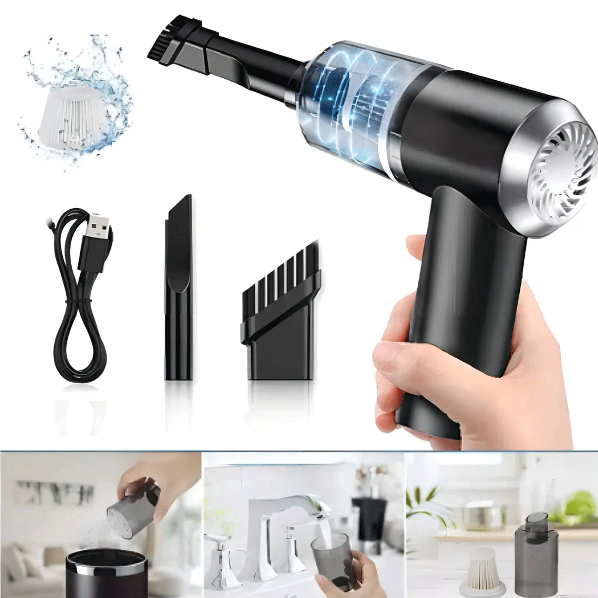 Mini Aspiradora Sopladora Portatil - Image 2