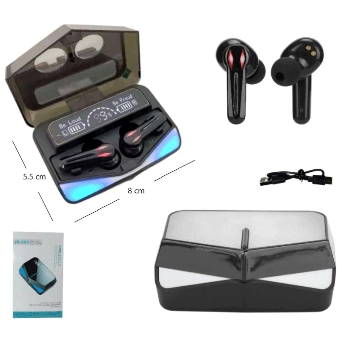 Auriculares Inalambricos 5.3 JK-605 - Image 2