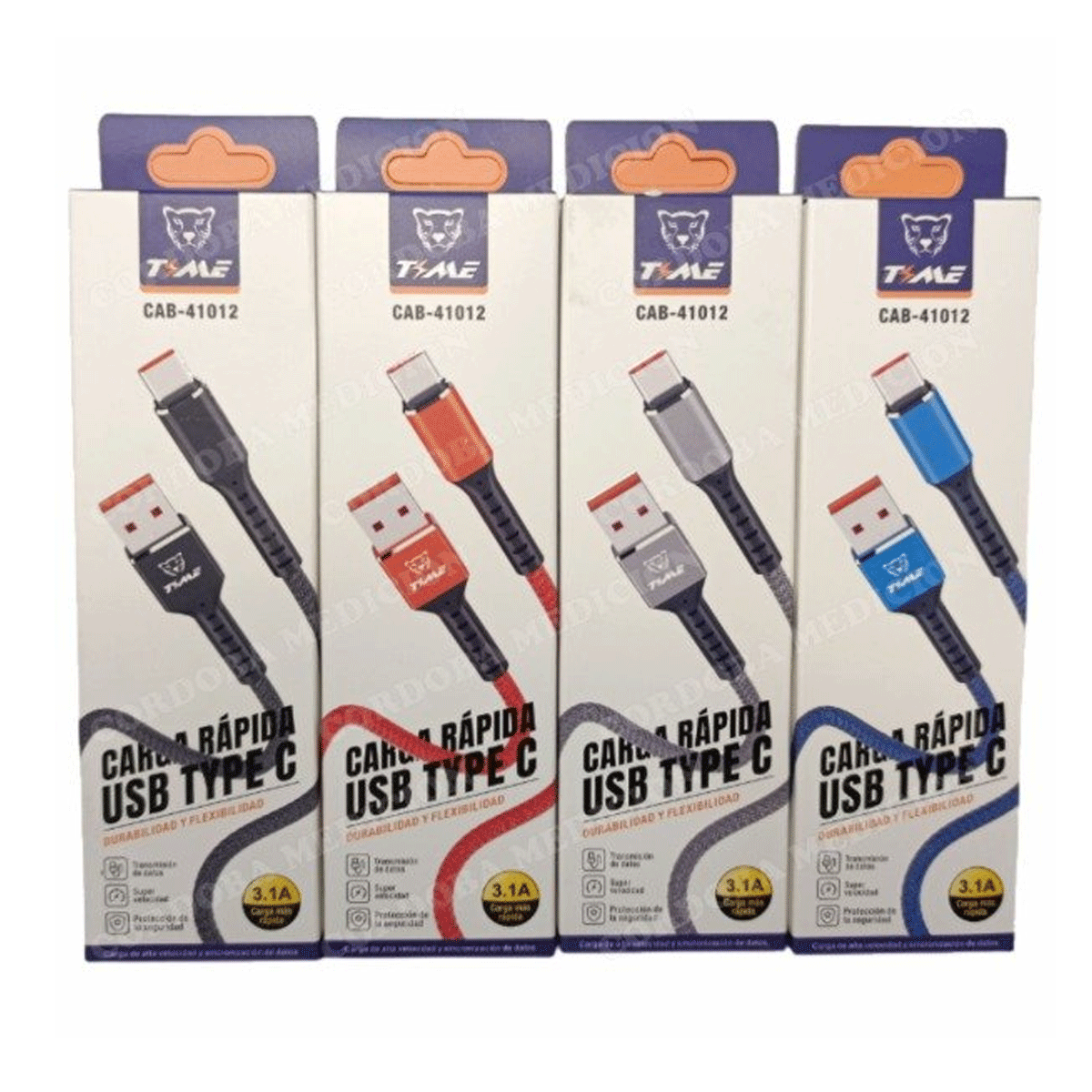 Cable USB a Tipo-C 1m Time CAB-41012