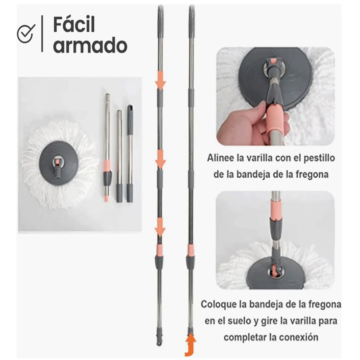 Mopa Centrifugadora con Doble Balde - Image 2