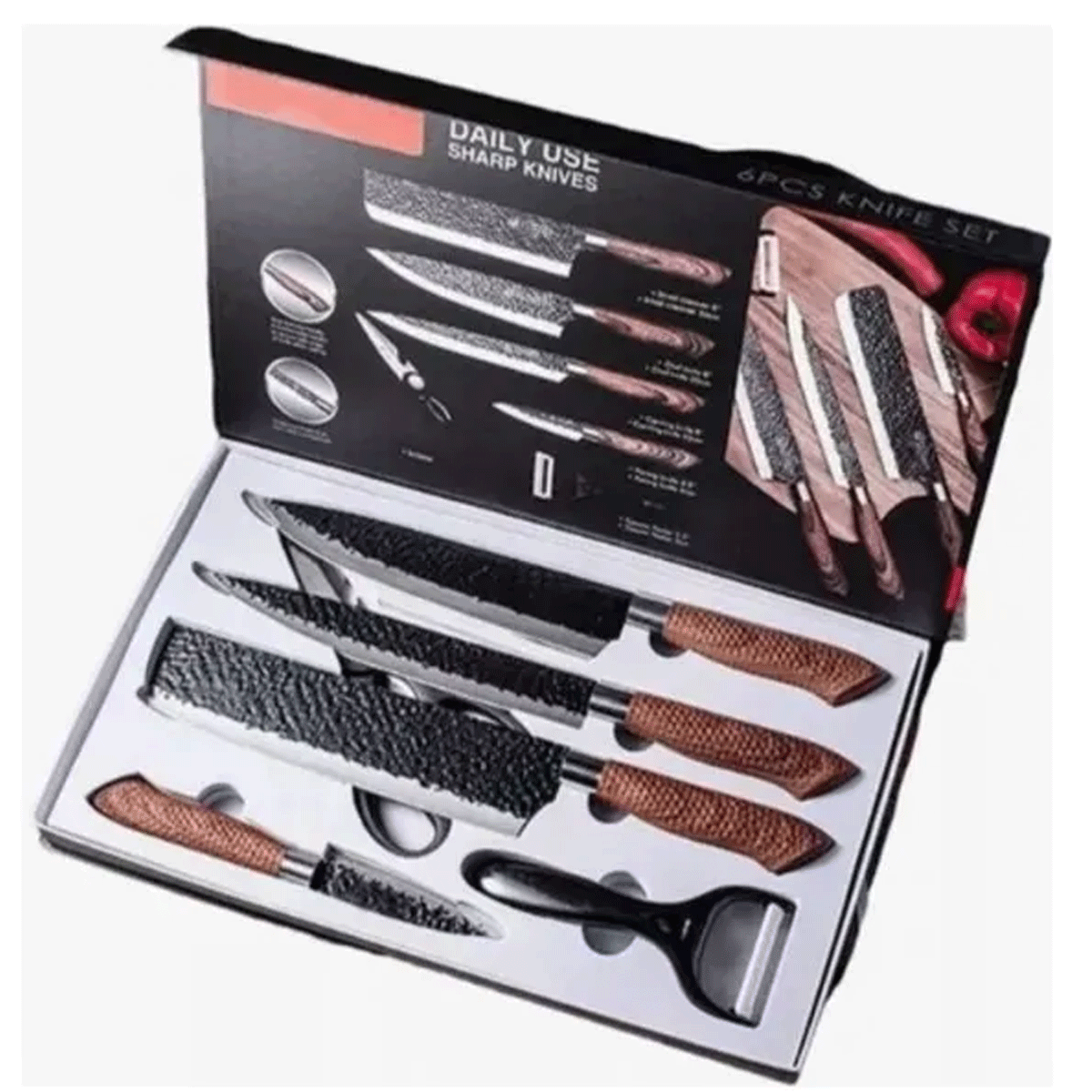 Set de cuchillos de 6 Piezas ER-0588