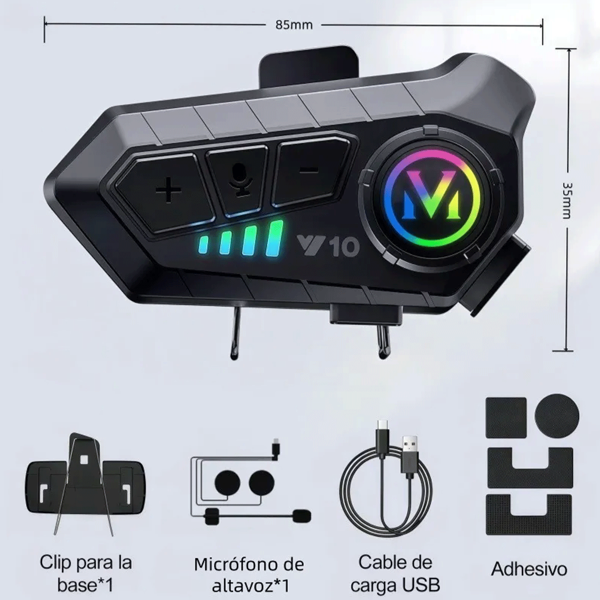 Intercomunicador Audifono Bluetooth para Moto - Image 3