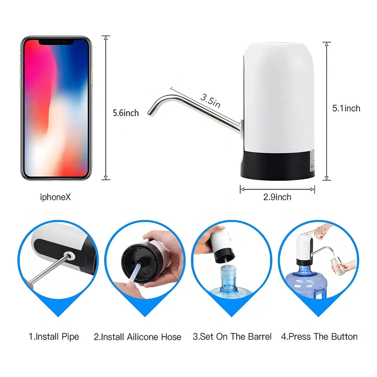 Bomba Dispenser de Agua Automático - Image 3