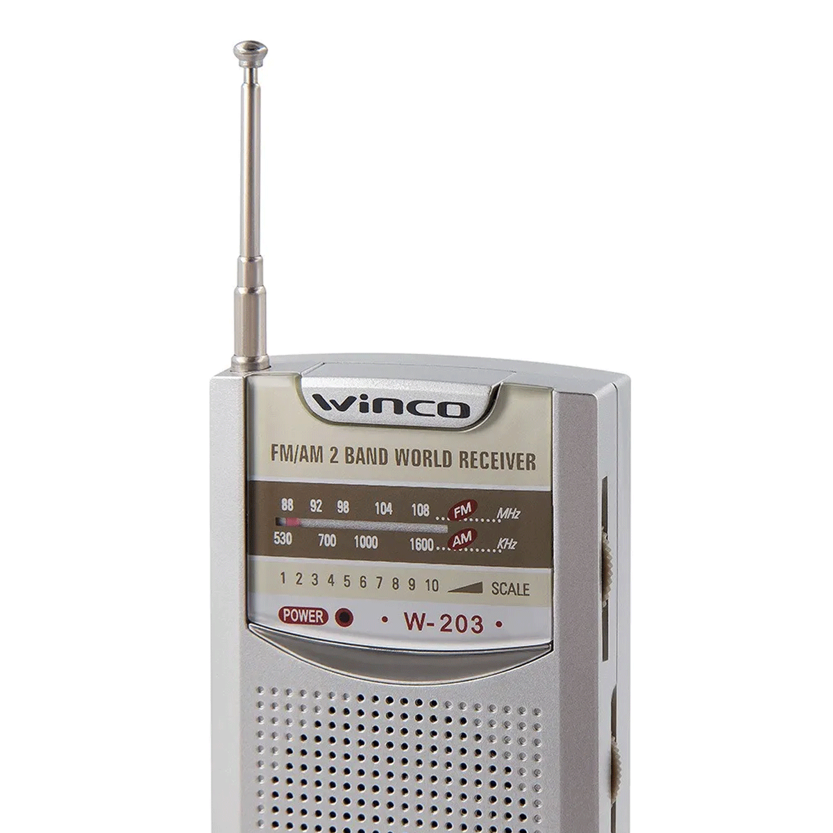 Radio Portátil AM/FM a Pilas AAA WINCO W-203 - Image 2
