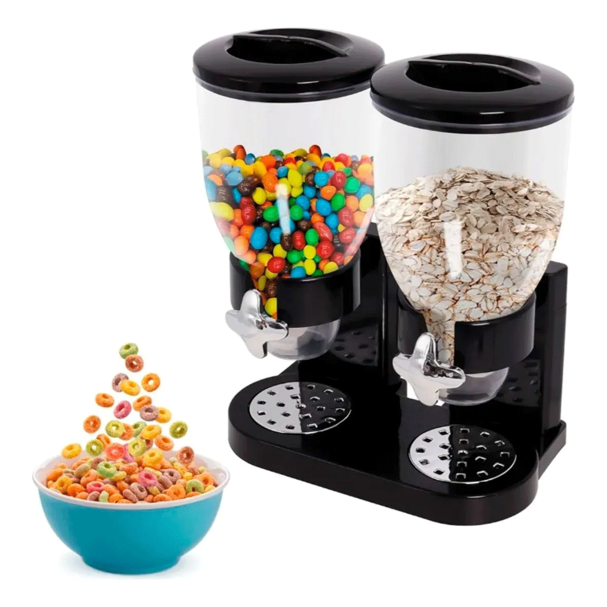 Dispenser de Cereales Doble 2L DINAX - Image 2