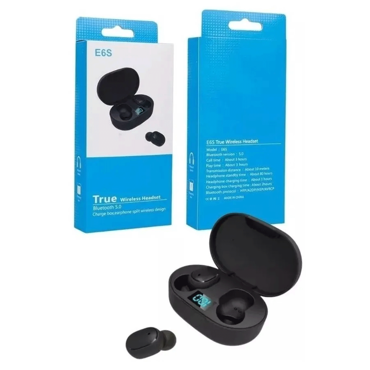 Auricular E6S BT con Visor