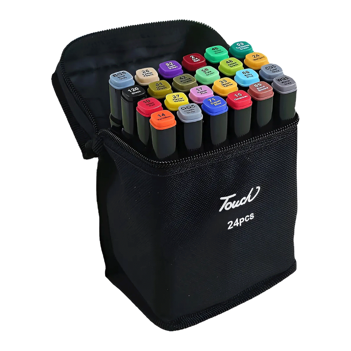 Marcadores Doble Punta x24 PCS MKB-24