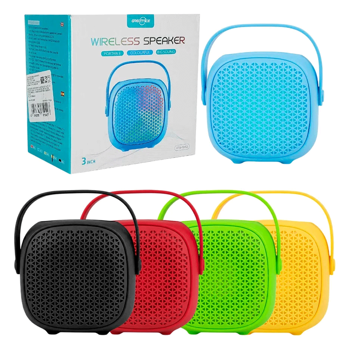 Parlante Con Luz BT FM MP3 Greatnice GTS-1942 - Image 2