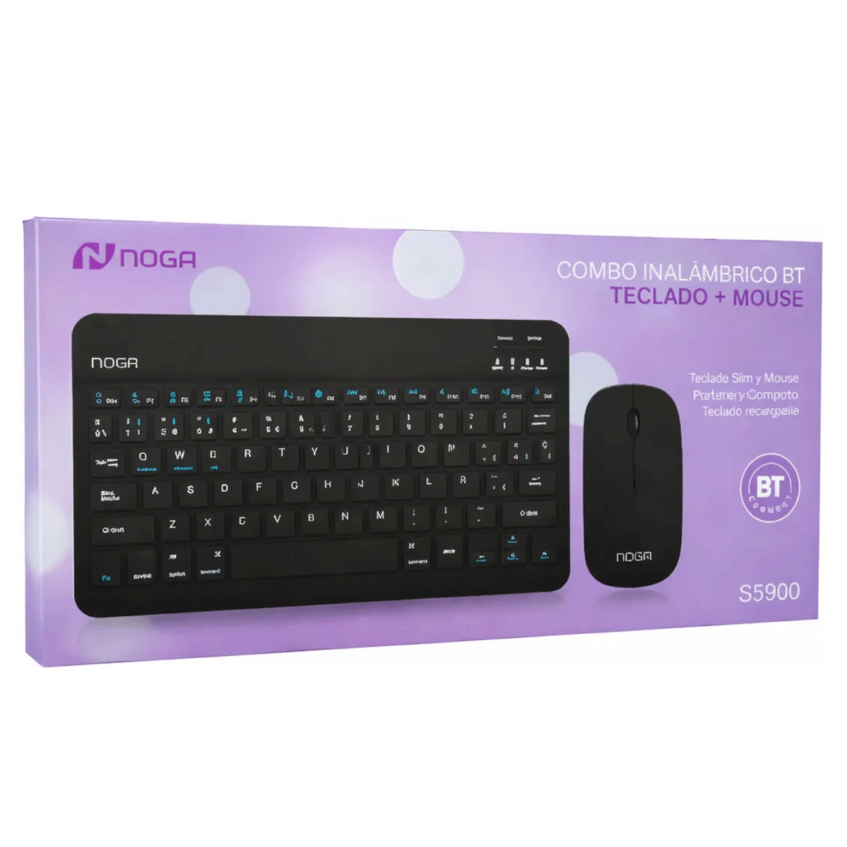 Teclado Inalámbrico BT Teclado+Mouse NOGA S5900 - Image 2