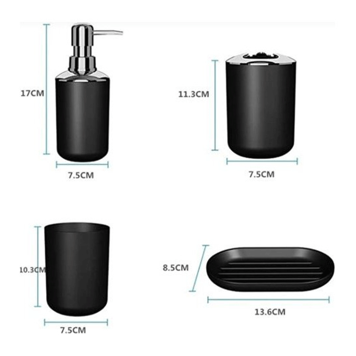 Set Organizador de Baño de 4Pcs HOG0670 - Image 3