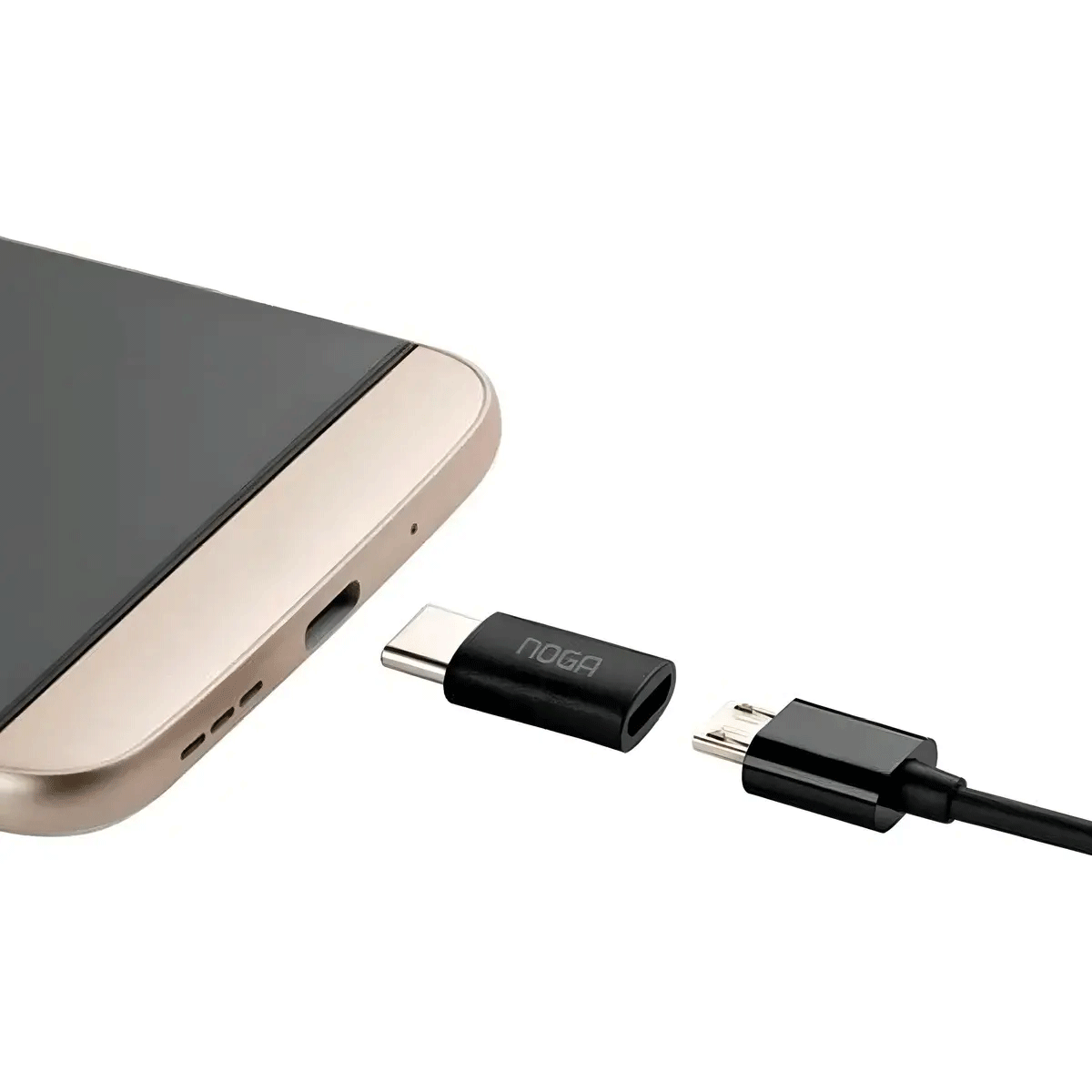 Adaptador OTG Micro USB a USB C Noga - Image 2