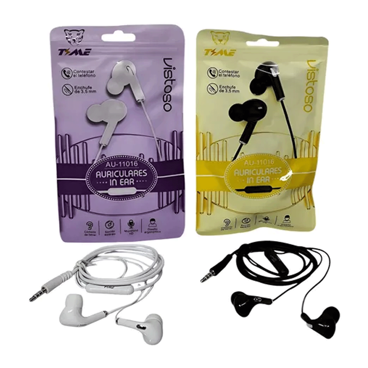 Auriculares con cable In-Ear Time AU-11023 - Image 2