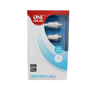 Cable coaxial - 3m macho-hembra One For All CC-3112