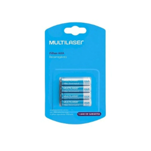 Pila AAA Recargables Multilaser 1000 bl4