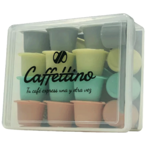 Kits capsulas recargables p/Nespresso x 12 Caffettino
