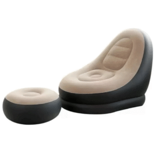 Sofa Puff Inflable con Reposa pies