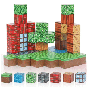 Bloques Magneticos Minecraft 64pcs Nitsuk MC-SEI4