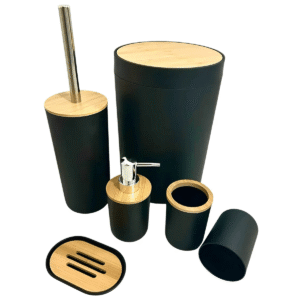 Set Accesorios Organizador de Baño de 6Pcs HOG0668