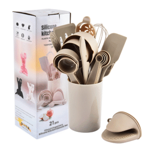 Set de Utensilios de Cocina de Silicona 21pcs
