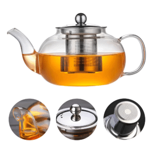 Tetera de Vidrio 600ml con Infusor Melech-766
